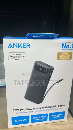 Anker Power Bank 20000mah 65w