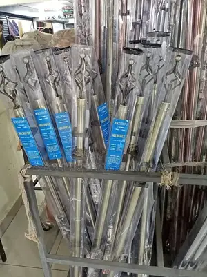 Strong 2m Double Curtain Rod