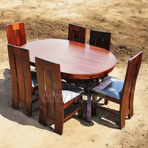 Dining Set, a Sturdy Oval 6 Seater Dining Set