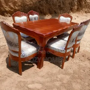 Dining Set, an Artistic Antique Dining Table 6 Seater