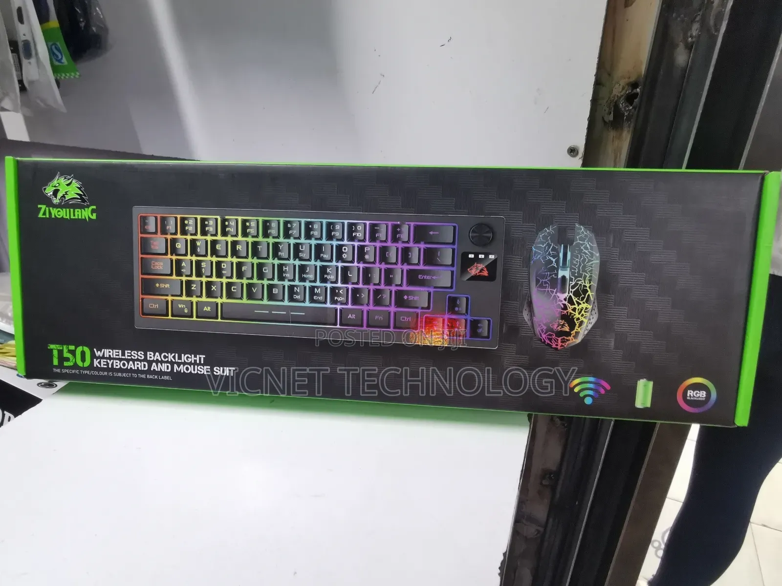 RGB Bluetooth Keyboard and Mouse for Gaming