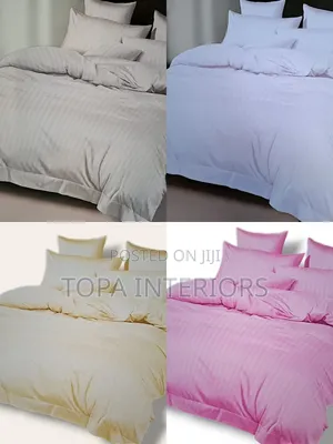 6x7 Striped Cotton Duvet Cover Sets Available Duvet Covers