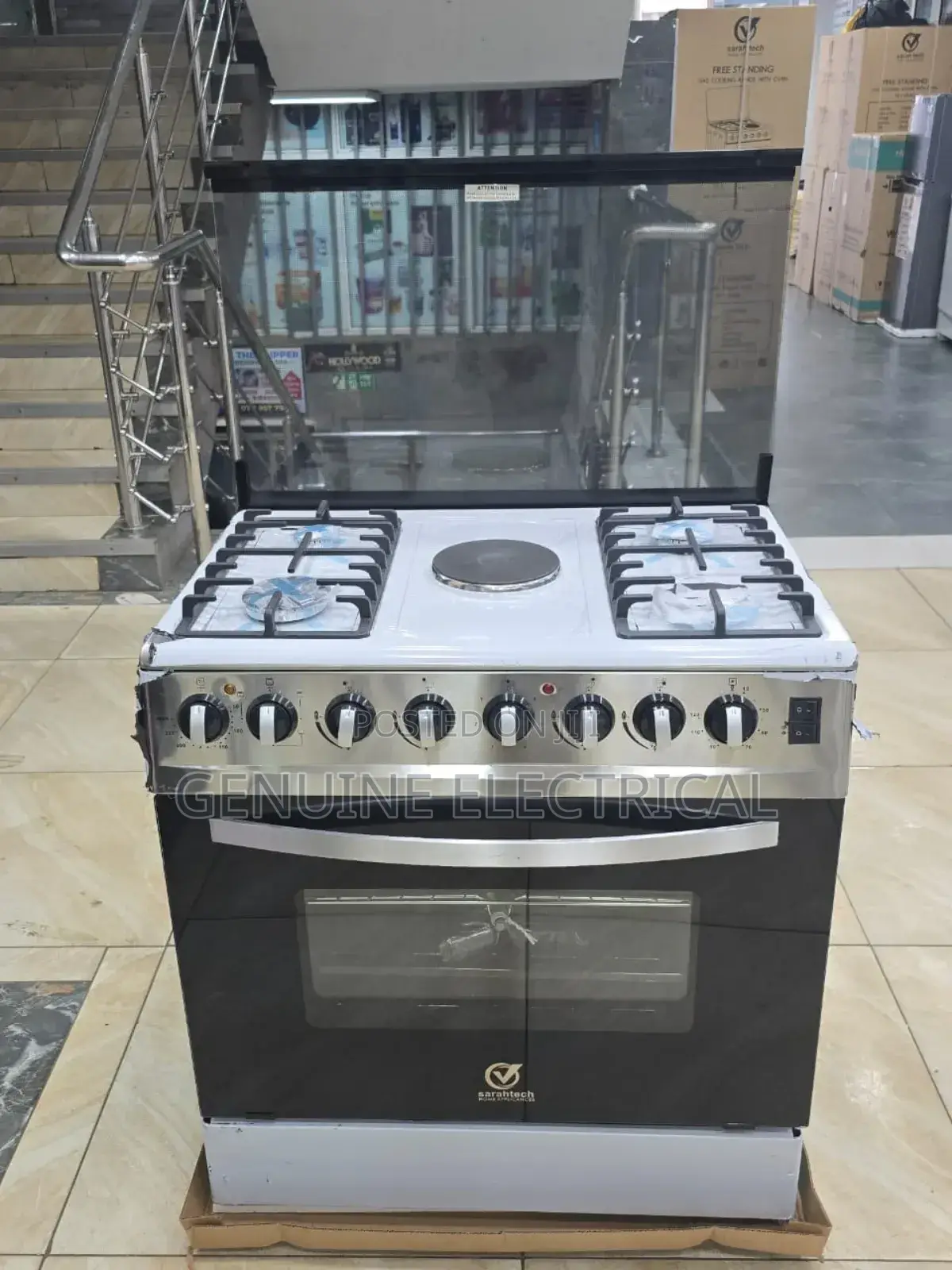Sarahtech 60by80 4+1 Electric Standing Cooker