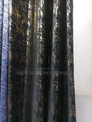 Black and Gold Quality Curtains
