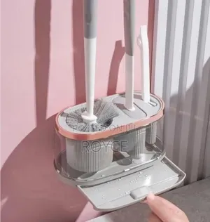 5 in 1 Toilet Brush Set With Drying Rack