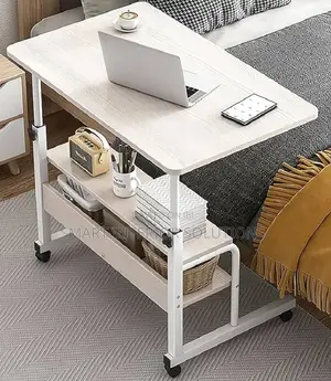 Adjustable White Laptop Desk