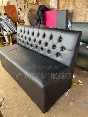 Black Restaurants And Bar 3 Seater Couche