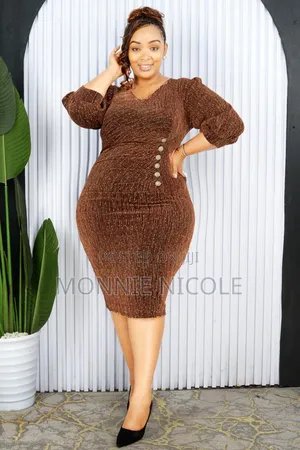 Gold Short Dinner Dress. 