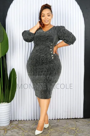 Grey. Classy. Bodycon, Dress