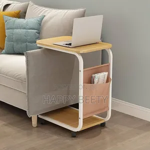 2 Layer Trolley Side Table With Matching Insert Pocket
