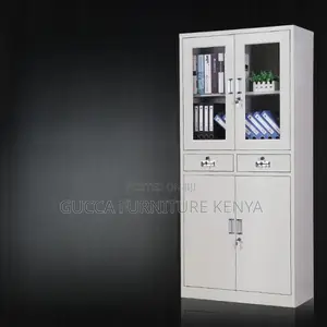 Cabinets: Metallic Vertical Home Office Cabinet 2-Drawers