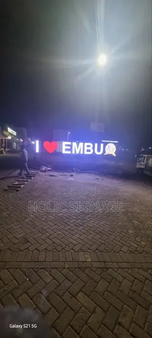 Branding and Installation of 3d 2d Signage