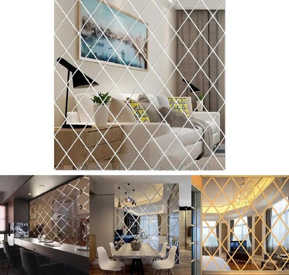 Diy Peel and Stick Mirrors