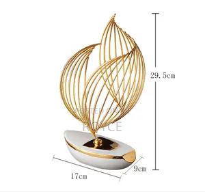 Ceramic Sailing Boat Decor