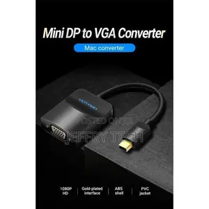 Vention Mini Displayport to Vga Converter 0.15m Black
