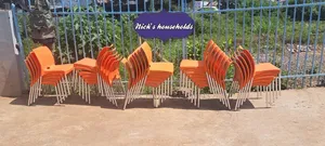 Plastic Chairs or Plastic Chair of Orange Colour