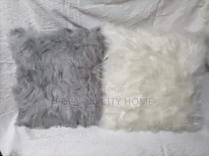 White Fur Throwpillow Covers Available