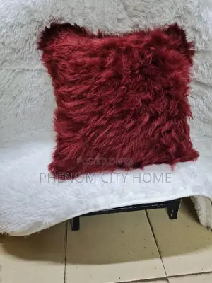 White Fur Throwpillow Covers Available