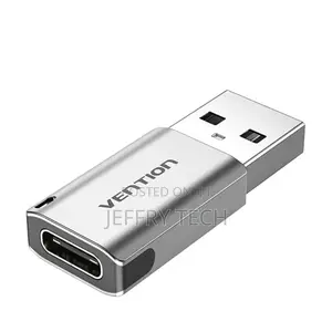 Vention Usb 3.0 Male to Usb-C Female Adapter Gray Aluminum