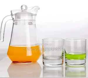 6pcs Glass +Jug