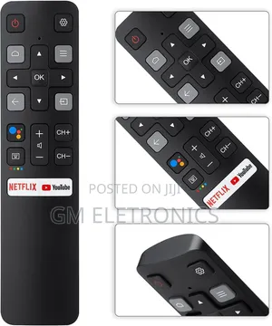 New Remote Rc802v -TCL Android Smart Tv No Voice Function