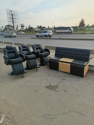 Barber Seats or Kinyozi and Waiting Bench 
