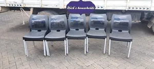 10pcs Plastic Armless Chairs Available