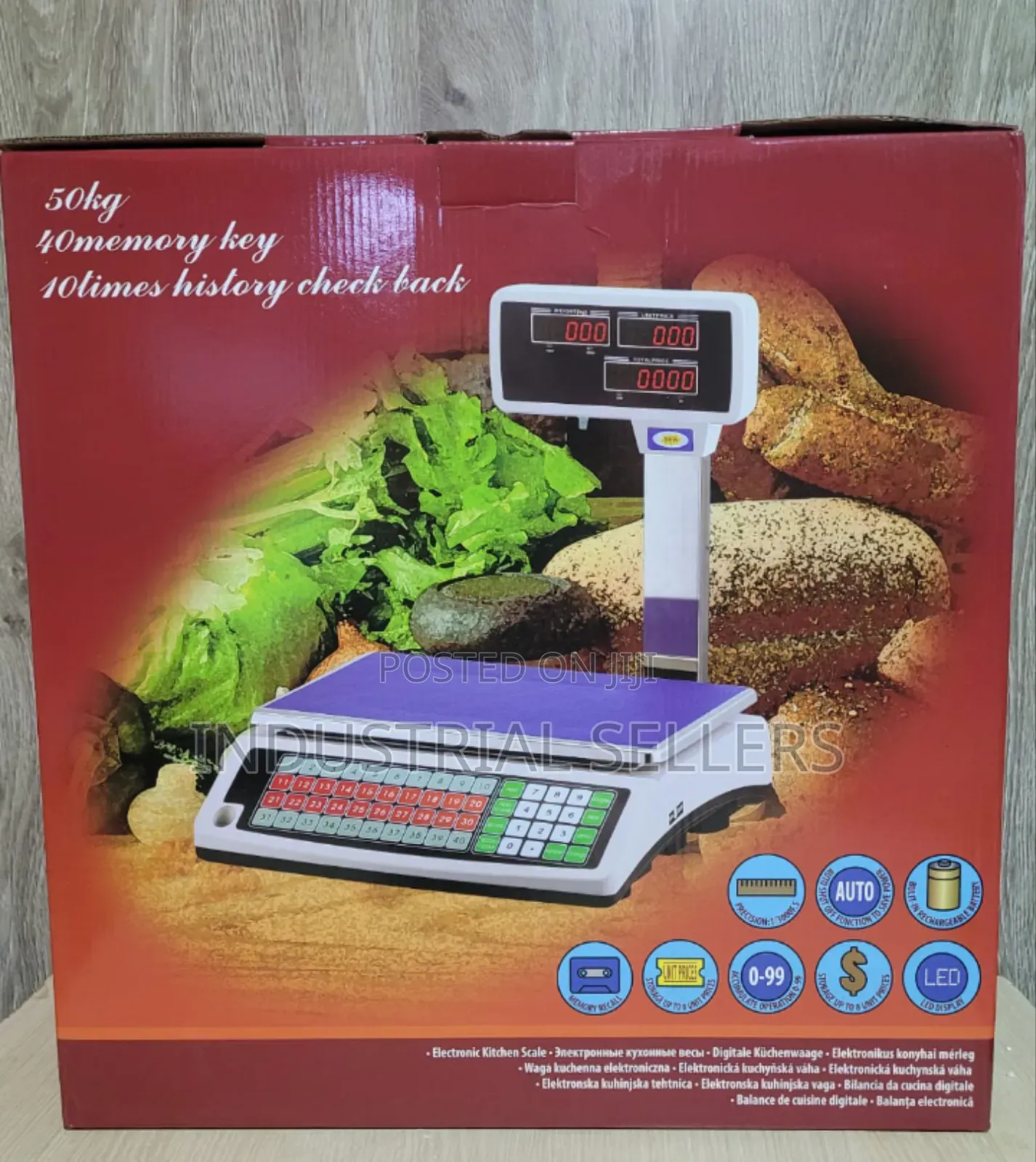 50kgs Receipt Weighing Scale