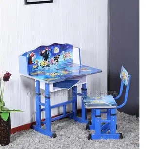 Kid's Furniture: Modern Study Desk With Children's Chair