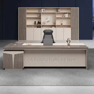 Office Tables:160cm Executive Desk With Front Splash