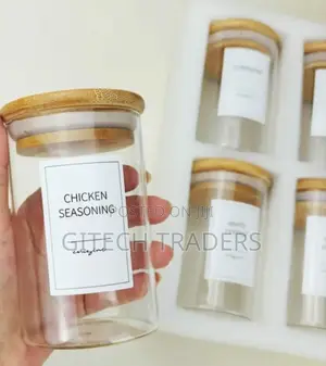 6pcs Spice High Borosilicate Jars