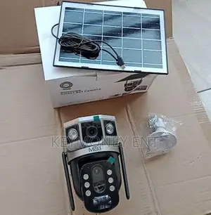 Solar PTZ Camera Wifi Enabled Outdoor Dual Lens Smart Camera