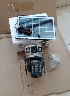 V380 Wifi Dual Lens (Tripple Lens) Wifi Solar PTZ Camera