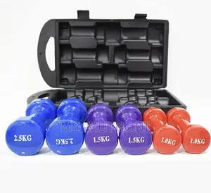 Brand New Neoprene Coated Dumbell Set(Packed in a Case)*