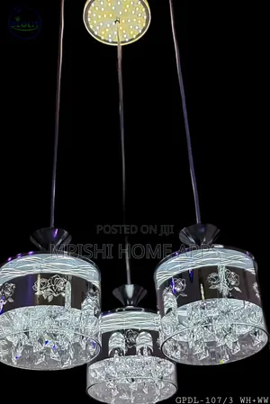 3 in 1 Led Crystal Pendant Lights