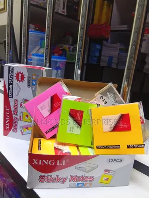 Sticky Notes- Multicolor 3*3 Inches, a Piece Has 100 Sheets