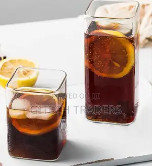 Square Glass Cup Heat-Resistant Juice