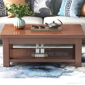 Coffee Tables: Office Rectangular Lumber Side Coffee Table