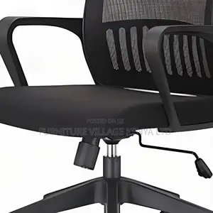 Ergonomic Seat; Captain Mesh High-Back Office Chair