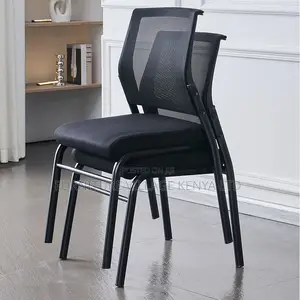 Office Seats; T Midnight Black Upholstered Side Chair