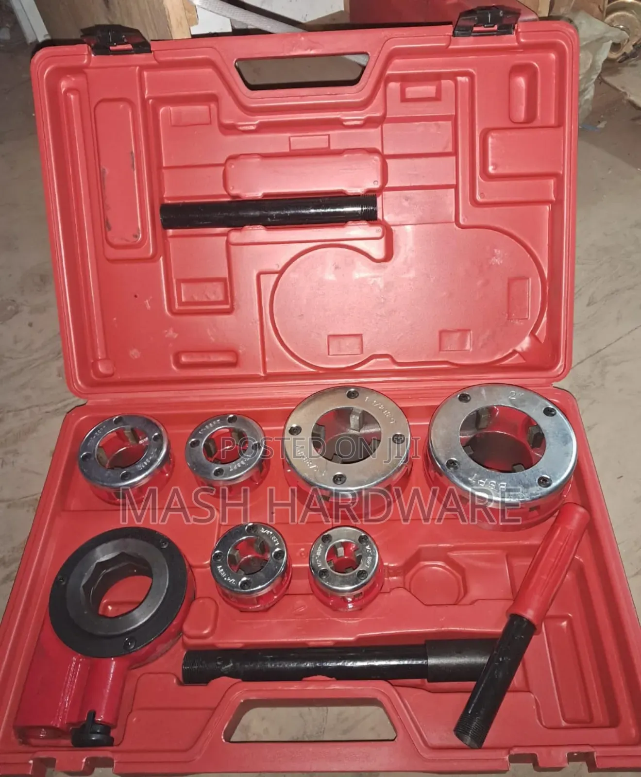 Die Stock 1/2" to 2"