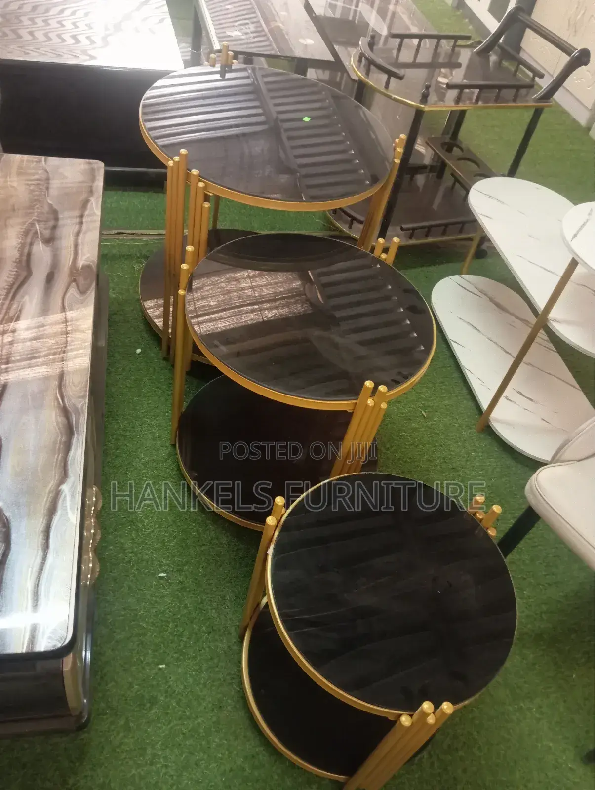 Black Nesting Coffee Stools