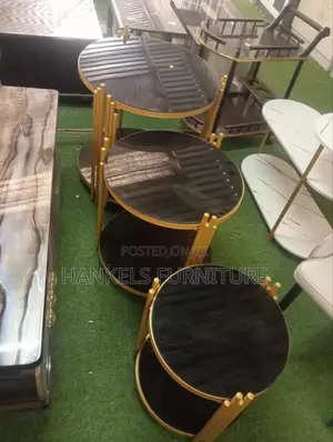 Black Nesting Coffee Stools