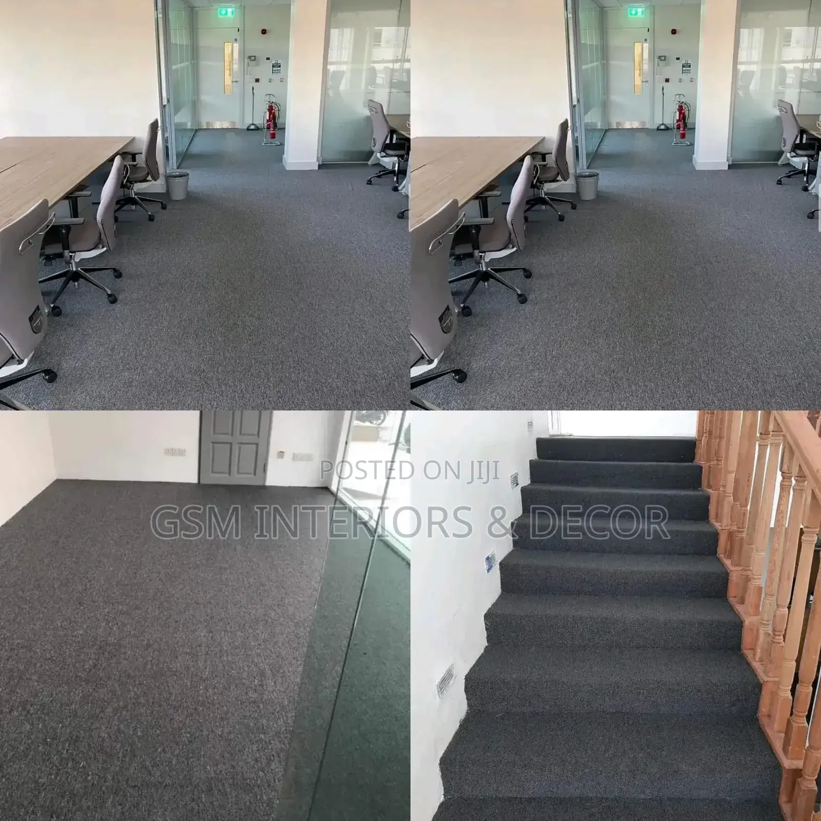 Grey Office Carpets Grey Office Carpets 4m Wide