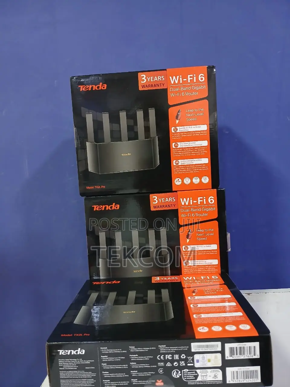 Tenda Tx2l Pro Router-Wifi 6 Ax3000