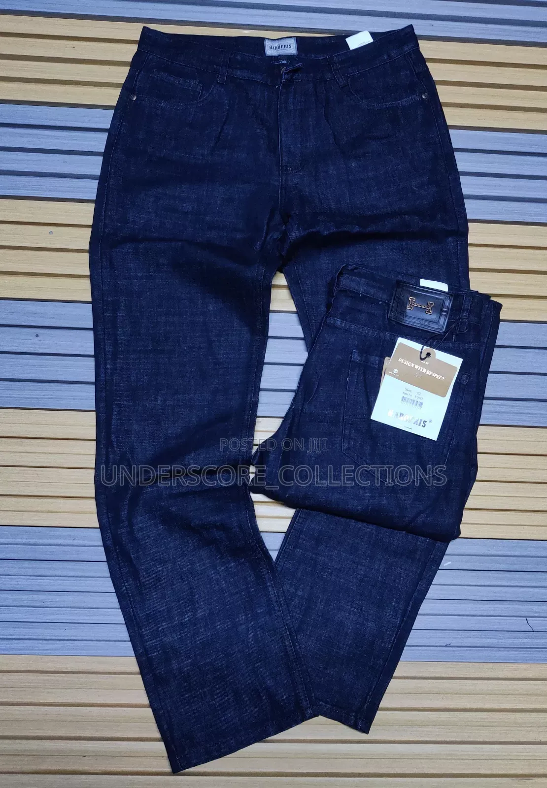 Executive Dark Blue Plus Size Men Jeans