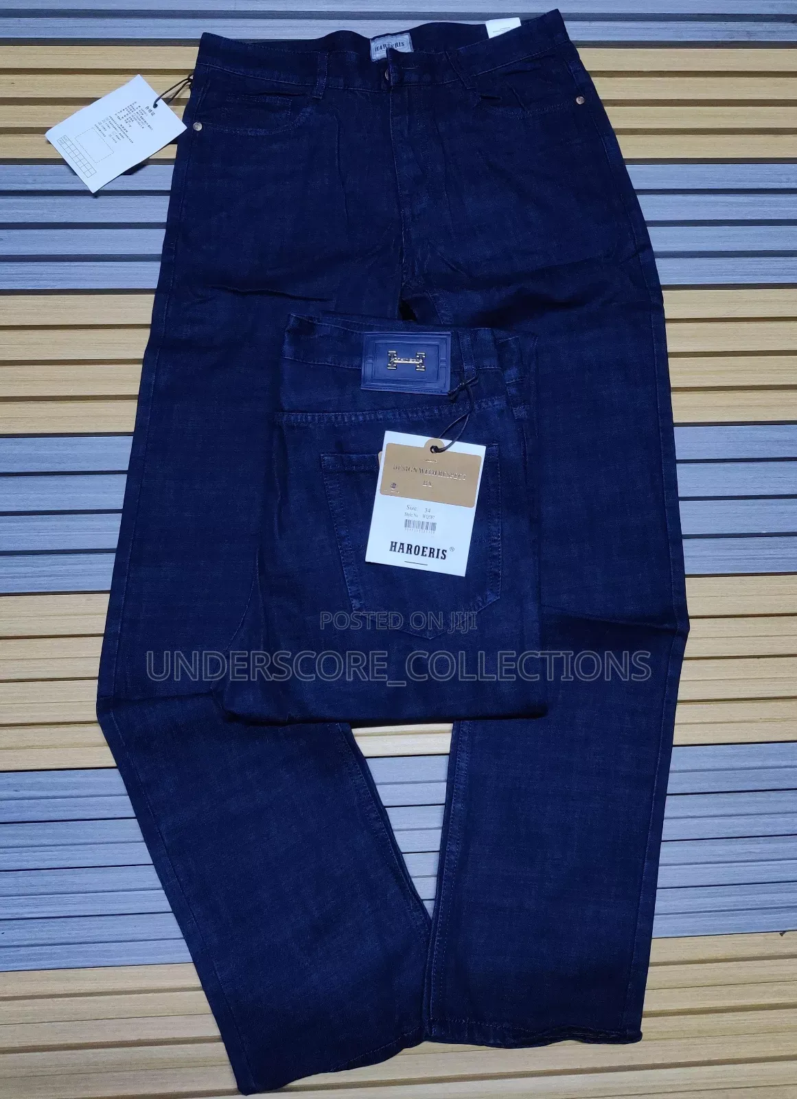 Executive Dark Blue Plus Size Men Jeans