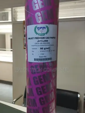 Cad Paper / Bond Paper A1 610mmby 50m White