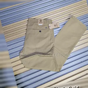 Beige Plus Size Men's Khaki Pants