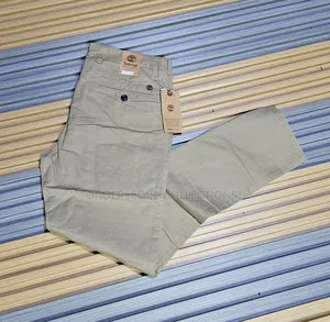 Gray Plus Size Men's Khaki Pants